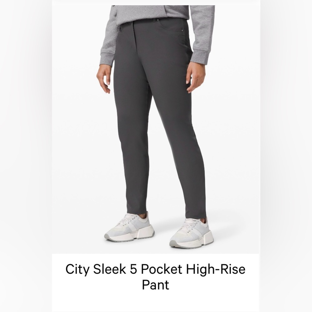 Lululemon City Sleek 5 Pocket High Rise Pant Size 8